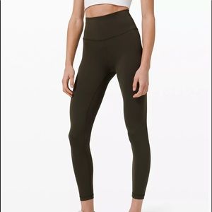 NWT Lululemon Leggings- Dark Olive
